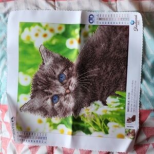 Diamond Dotz diamond painting- Kitten